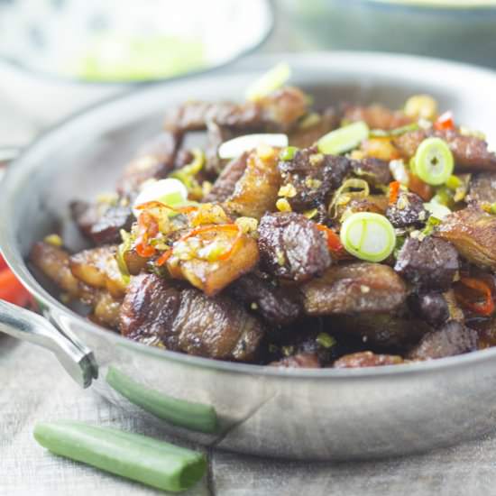 Salt and Pepper Pork Belly - Recipe photo by foodandjourneys
