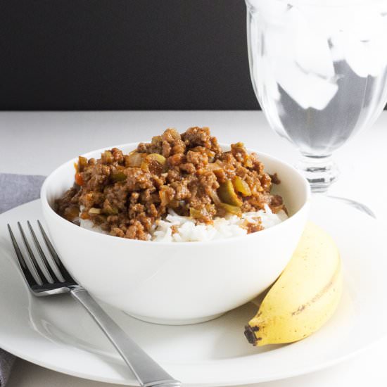 Cuban Picadillo - Recipe photo by Coco and Ash