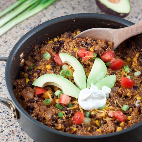 Enchilada Quinoa Skillet - Recipe photo by soveryblessed