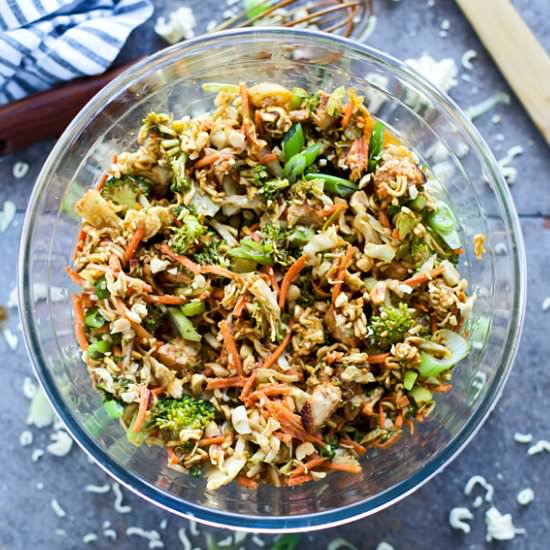 Broccoli and Ramen Salad - Recipe photo by cookingforkeeps