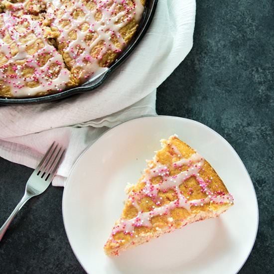One Bowl Strawberry Swirl Cake - Recipe photo by TheSaltyMarshmallow