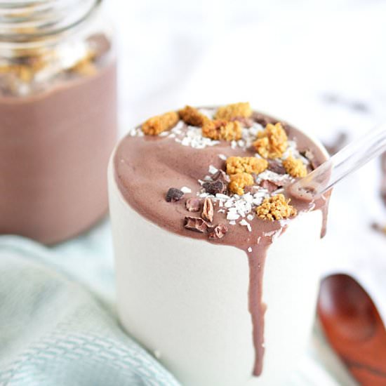 Mulberry Acai Milkshake - Recipe photo by Simply to Thrive