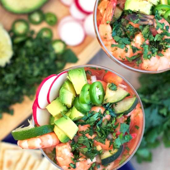 Mexican Shrimp Cocktail - Recipe photo by bitsofumami