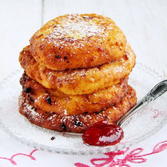 German Pancakes with White Cheese - Recipe photo by Izaa