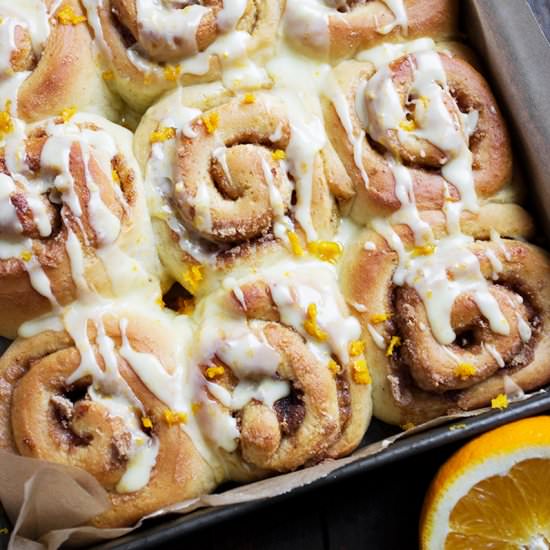 Orange Cinnamon Morning Rolls - Recipe photo by seasonsandsuppers