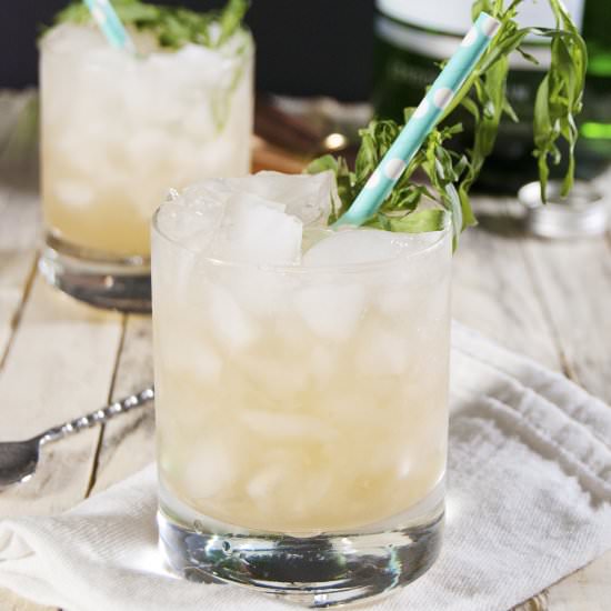 Tarragon Grapefruit Gin Cocktail - Recipe photo by thecharmingdetroiter