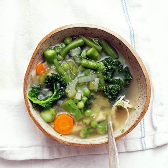 Healthy Green Vegetable Soup - Recipe photo by Mea from Meats and Sweets