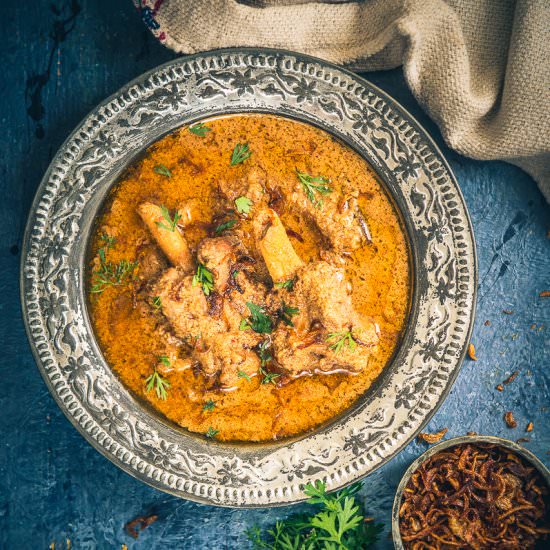 Mughlai Mutton Stew - Recipe photo by Whiskaffair