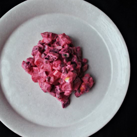 Ensalada Rusa - Recipe photo by okiedokieartichokie