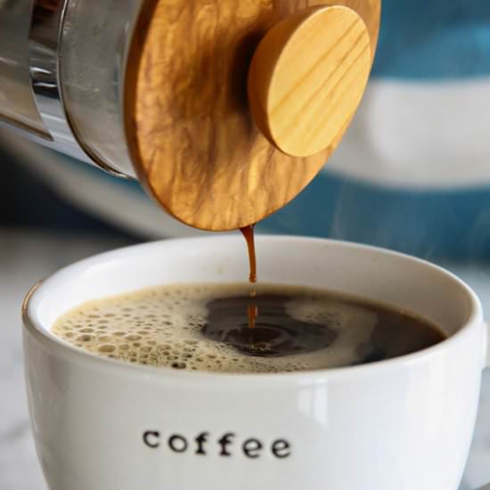 Perfect French Press Coffee - Recipe photo by Kleinworth &amp; Co