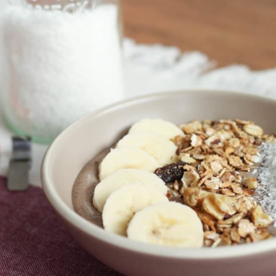 Chocolate Green Smoothie Bowl - Recipe photo by aslolife