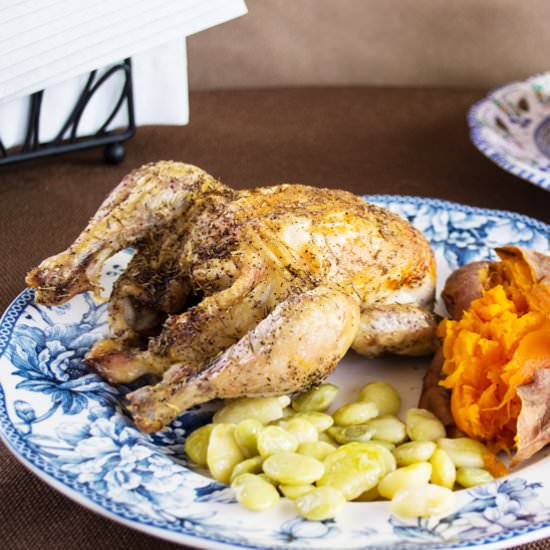 Roasted Cornish Hens - Recipe photo by san pasqual's kitchen