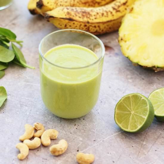 Pineapple, Mango, & Coconut Smoothie - Recipe photo by easypeasyfoodie