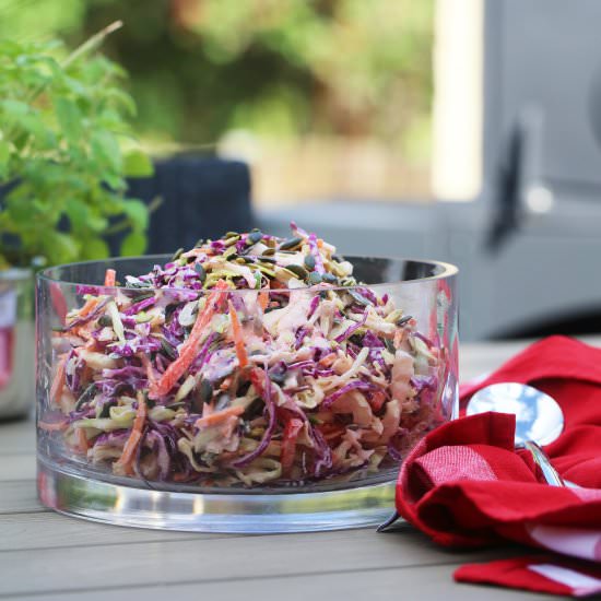 Rainbow Super Slaw - Recipe photo by begoodorganics