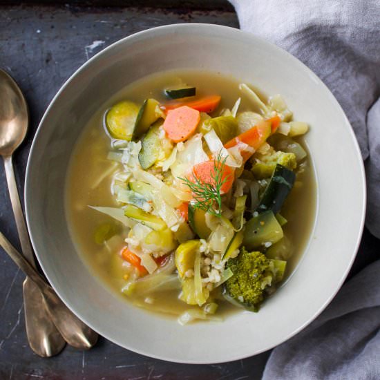 Loaded Veggie Soup - Recipe photo by cleaneatinggoddess