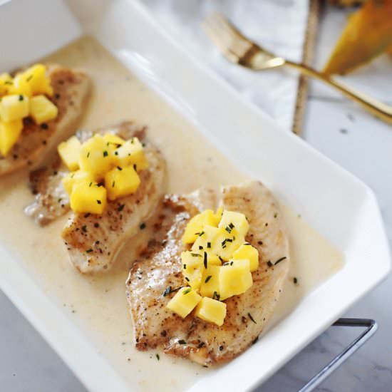 Coconut Cream Tilapia - Recipe photo by FlirtingwithFlavor