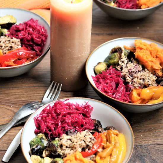 Vegetable Buddah Bowl - Recipe photo by greenschemetv