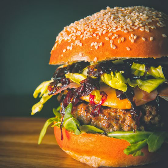 Veal Burger - Recipe photo by Brian Jones