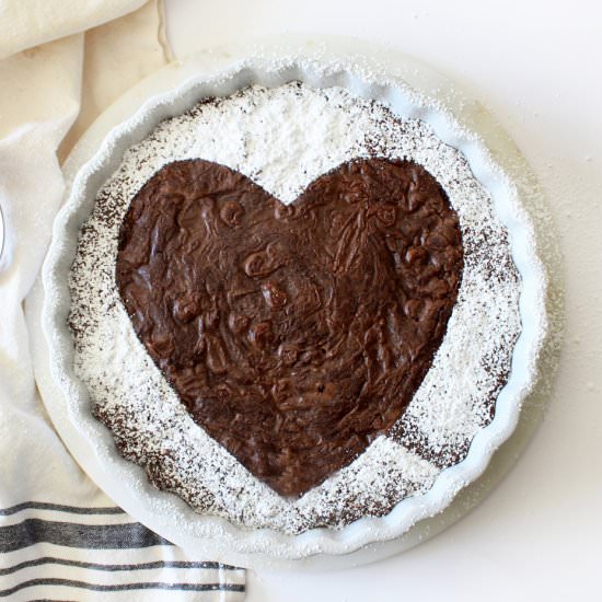 Homemade Heart Brownie Recipe - Recipe photo by tagandtibby