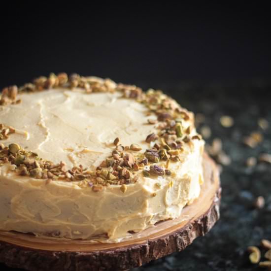 Sicilian Pistachio Cake - Recipe photo by DomesticBatchAsh