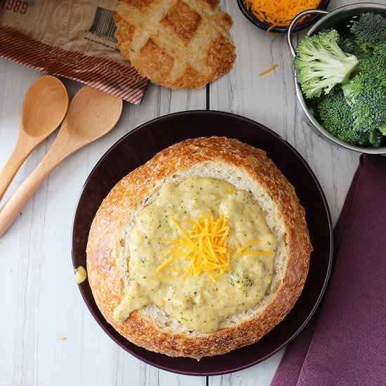 Broccoli Cheddar Soup - Recipe photo by revisfoodography