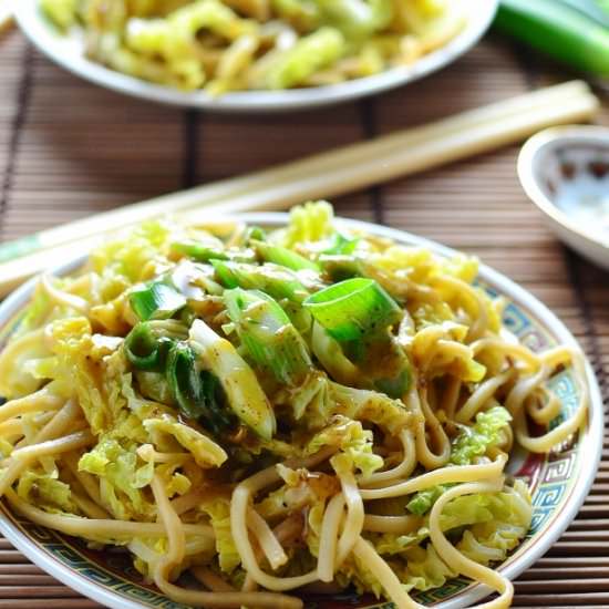 Cabbage Noodles Sichuan Dressing - Recipe photo by everydayhealthyrecipes
