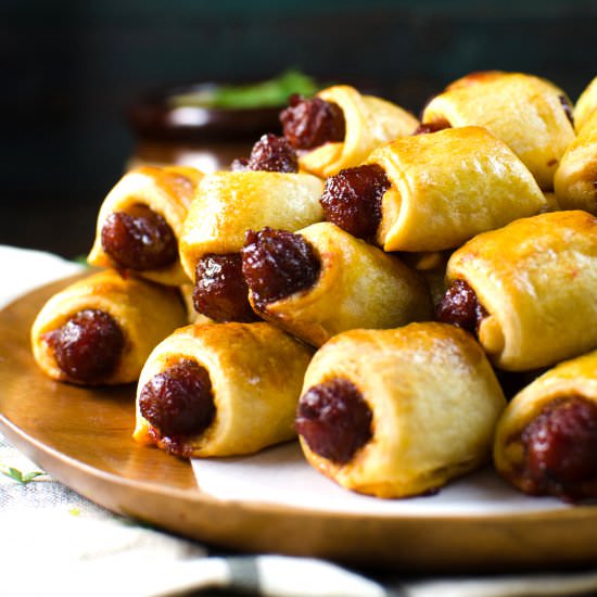 Sweet and Spicy Pigs in a Blanket - Recipe photo by The Flavor Bender