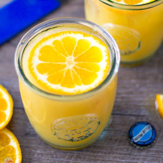 Orange Satsuma Shandy Cocktail - Recipe photo by Take Two Tapas