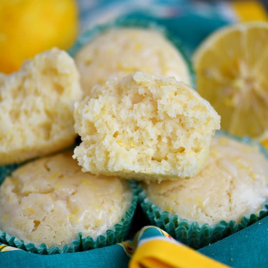 Skinny Lemon Muffins - Recipe photo by MomOnTimeout