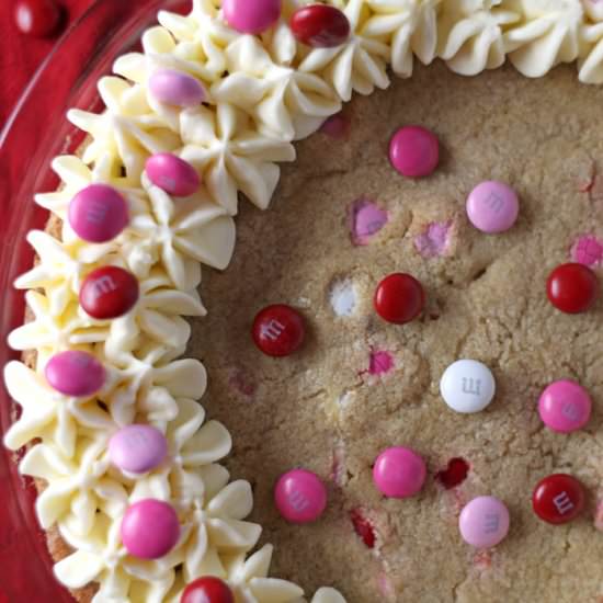 Valentine's Day Cookie Cake - Recipe photo by Seasonly Creations