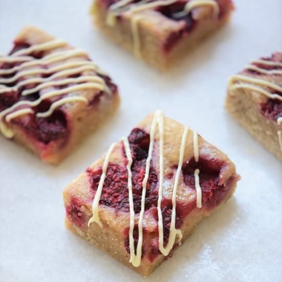 White Chocolate Raspberry Bars - Recipe photo by JenniferH