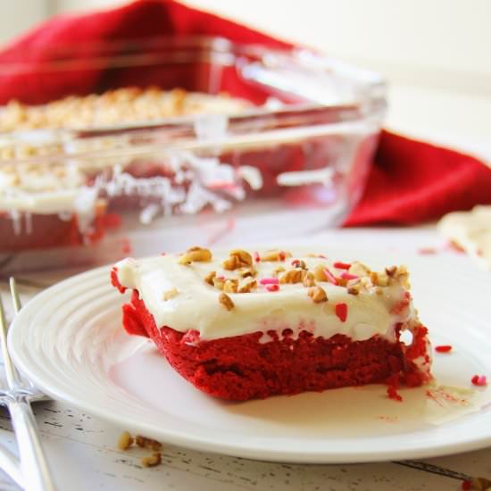 Southern Red Velvet Brownies - Recipe photo by Margaritas On The Rocks