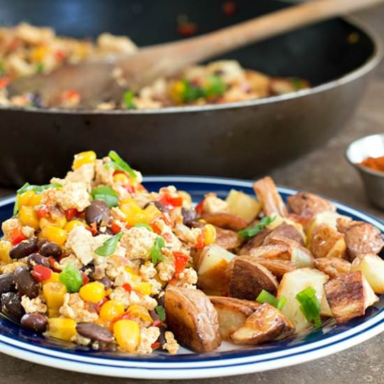 Tofu Scramble with Southwest Flavor - Recipe photo by healingtomato