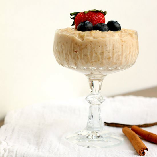 Healthier Rice Pudding - Recipe photo by DomesticDreamboat