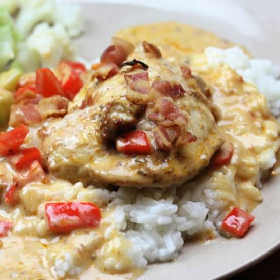Smothered Chicken Bake - Recipe photo by cullys kitchen
