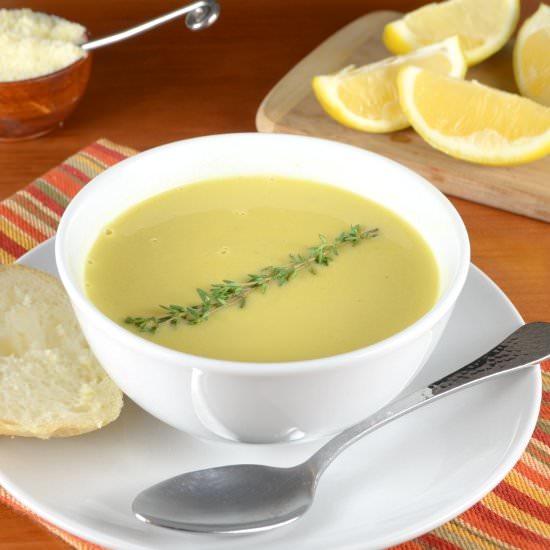 Roasted Garlic Soup - Recipe photo by For the Love of Cooking