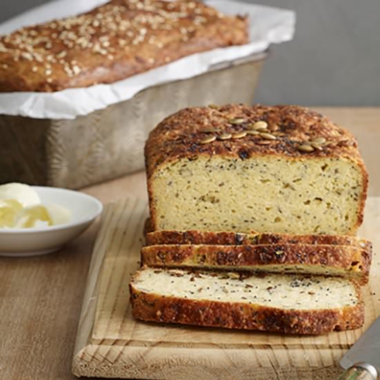 Gluten-Free Four Seed Bread - Recipe photo by glutenfreelife