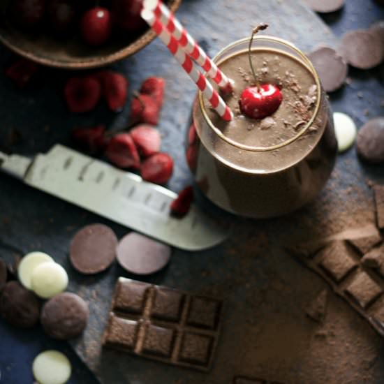 Black Forest Cake Smoothie - Recipe photo by SpicesNFlavors