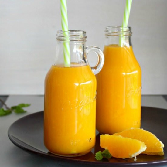 Mango, Orange & Ginger Hot Smoothie - Recipe photo by berry sweet life