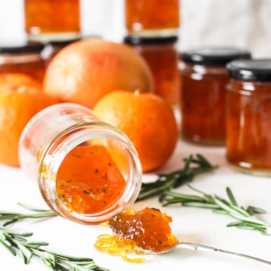 Seville Orange Rosemary Marmalade - Recipe photo by fromthelarder