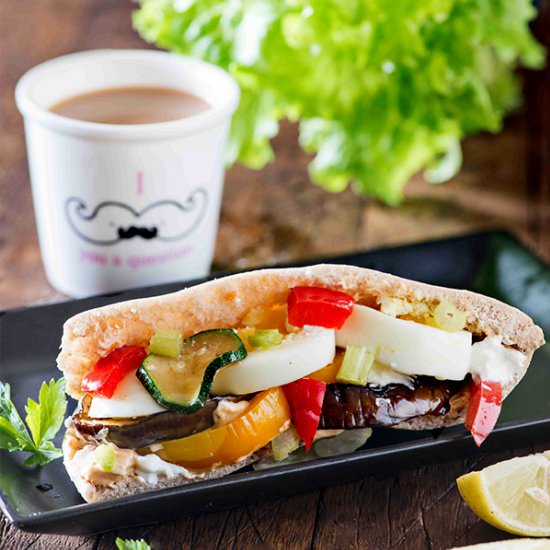 Sabich Israeli Sandwich - Recipe photo by Rekha K