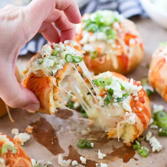 Buffalo Chicken Sliders - Recipe photo by cookingforkeeps