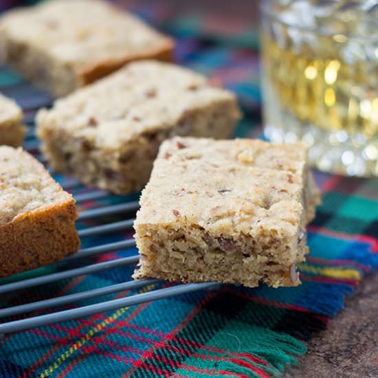 Almond Flour Scotch Blondies - Recipe photo by Queen of My Kitchen