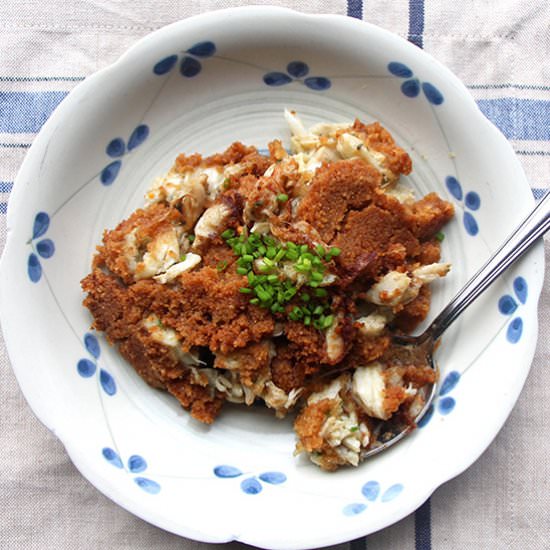 Buttery Crab Pie - Recipe photo by abiteofinspiration