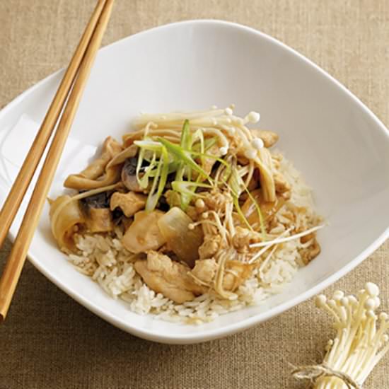 Chicken and Mushroom Stir-Fry - Recipe photo by glutenfreelife