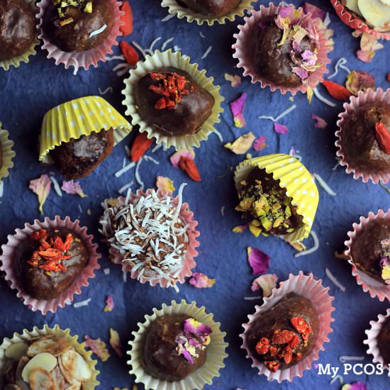 Keto Paleo Bliss Balls - Recipe photo by My PCOS Kitchen