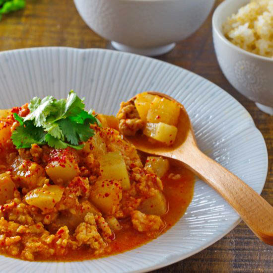 Mapo Daikon 麻婆大根 - Recipe photo by ricewitheverything