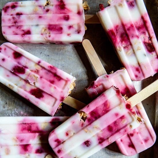 Breakfast Parfait Pops - Recipe photo by realfoodbydad