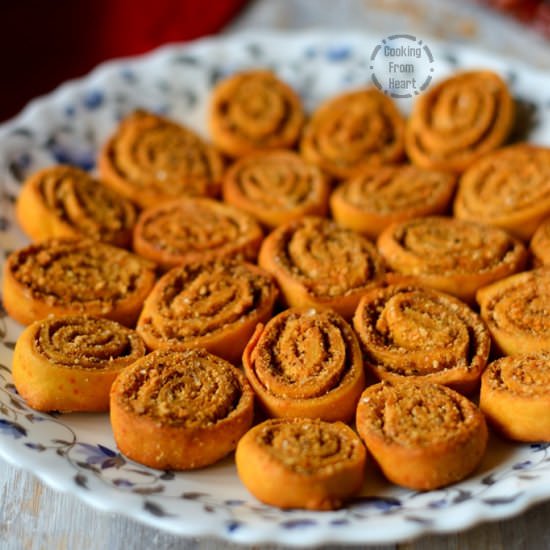 Baked Bhakarwadi - Recipe photo by ch_cooks