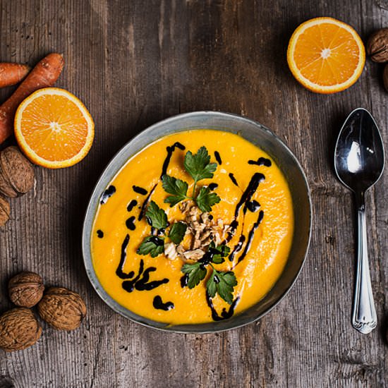 Carrot orange soup - Recipe photo by cookingcatrin